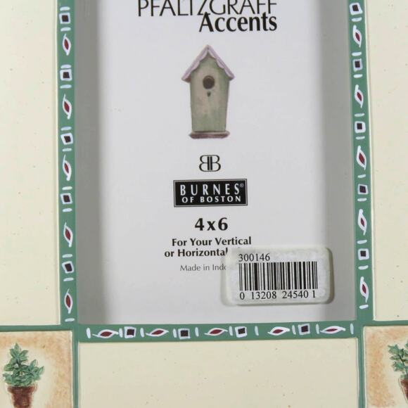 Pfaltzgraff Accents Picture Frame 4x6 - Naturewood  Herb Garden Nature Theme - Picture 11 of 12